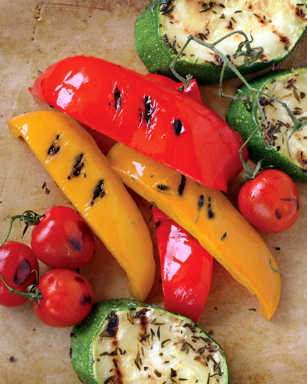 Grilled Sweet Peppers